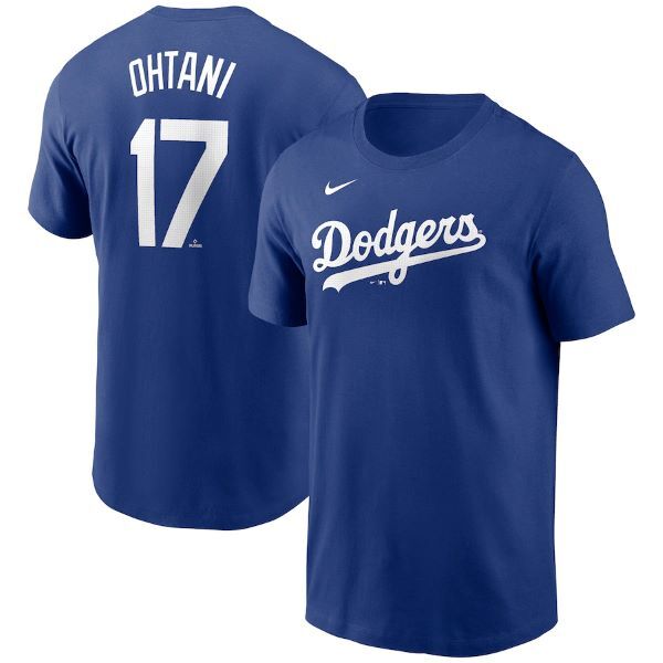 XLサイズ：MLB公式 ♯17 大谷翔平選手 ロサンゼルス・ドジャース ナイキ NIKE Tシャツ 新品未使用 野球 メジャーリーグ / 帽子 キャップの画像1