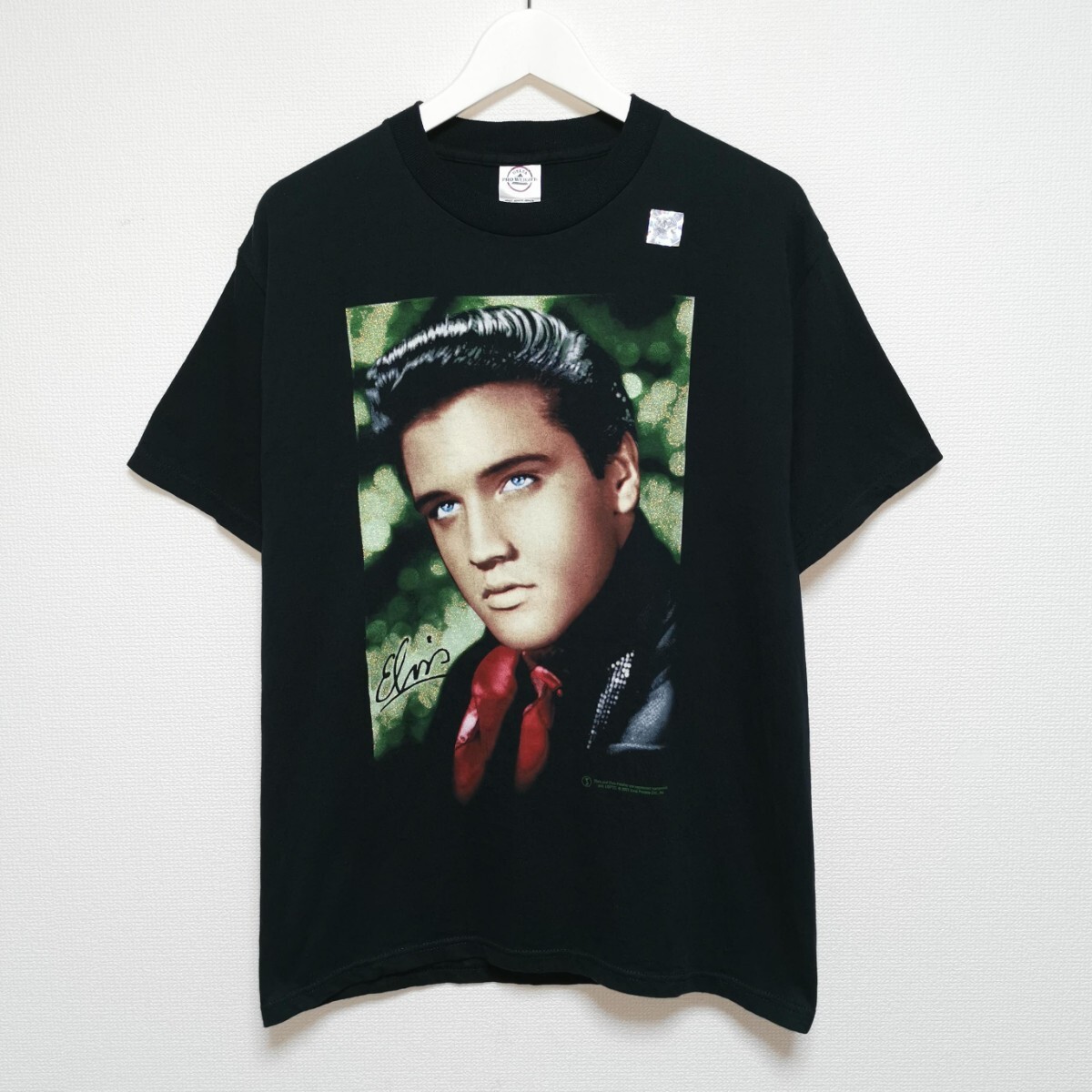 即決 M 00s エルヴィス プレスリー Elvis Presley フォト Tシャツ DELTA USA製_画像1