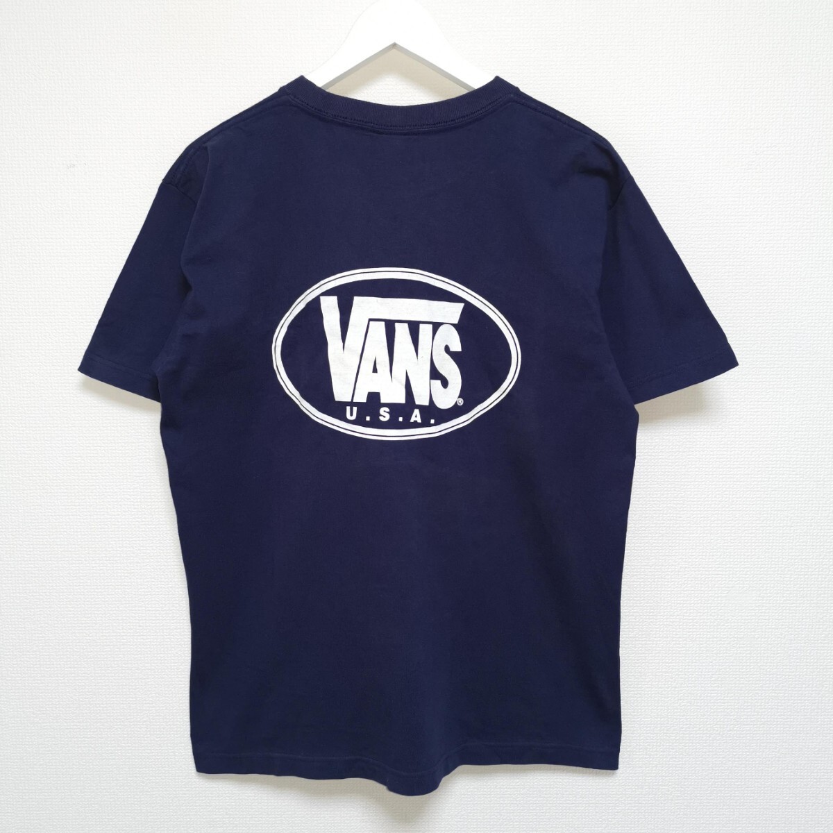 即決 M 90s VANS オールド バンズ Tシャツ BMX ネイビー 即決 M 90s VANS オールド バンズ Tシャツ BMX ネイビー