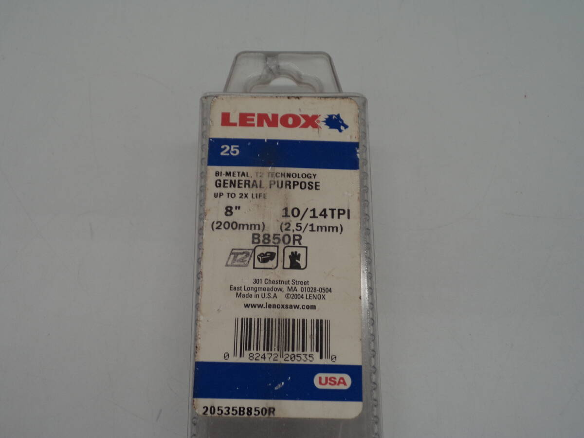 B0176 中古 レノックス セーバーソーブレード 約24本セット 替刃 LENOX B850R 10/14Tの画像8