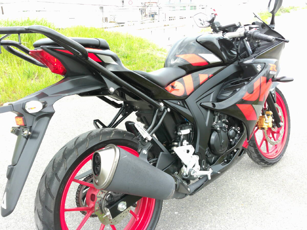 ピカピカ GSX-R125 ＡＢＳ付 ９０４９ｋｍ 動画 書類 ビックキャリ 検 ＣＢ１２５Ｒ ＹＺＦ－Ｒ１２５ ジグソー CT125 カブの画像5