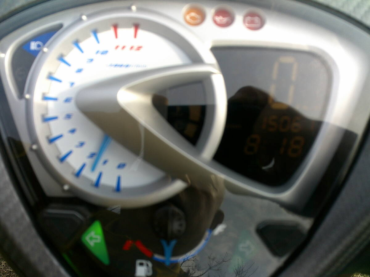 綺麗ETC付 キムコ レーシングキング180FI ABS Motocam ドラレコ 標準装備 動画 書類有り検策 KYMCO PCX シグナス マジェスティ の画像6