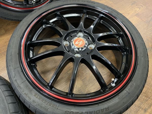 §S-HOLD ラグナ 16X5.5J+48 100-4H ミネルバ 165/45R16(165/45-16)軽 ワゴンＲ/ムーヴ/タント/N-BOX/アルト/ミラ タイヤ交換 軽自動車_画像2