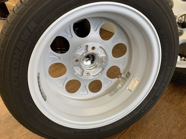 美品！§ララパーム 14X4.5J+45 100-4H パラダ 165/55R14 95/93N(165/55-14)軽トラ 軽バン アトレー ハイゼット エブリィ NV100 スクラムの画像6