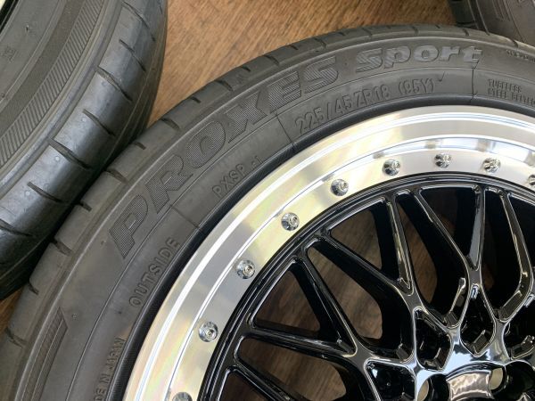 §シュタイナー FTX 18X7.5J+53 114.3-5H プロクセス 225 /45R18(225/45-18)ノア/ヴォクシー/アクセラ/MAZDA3/ステップワゴン/レヴォーグ_画像7