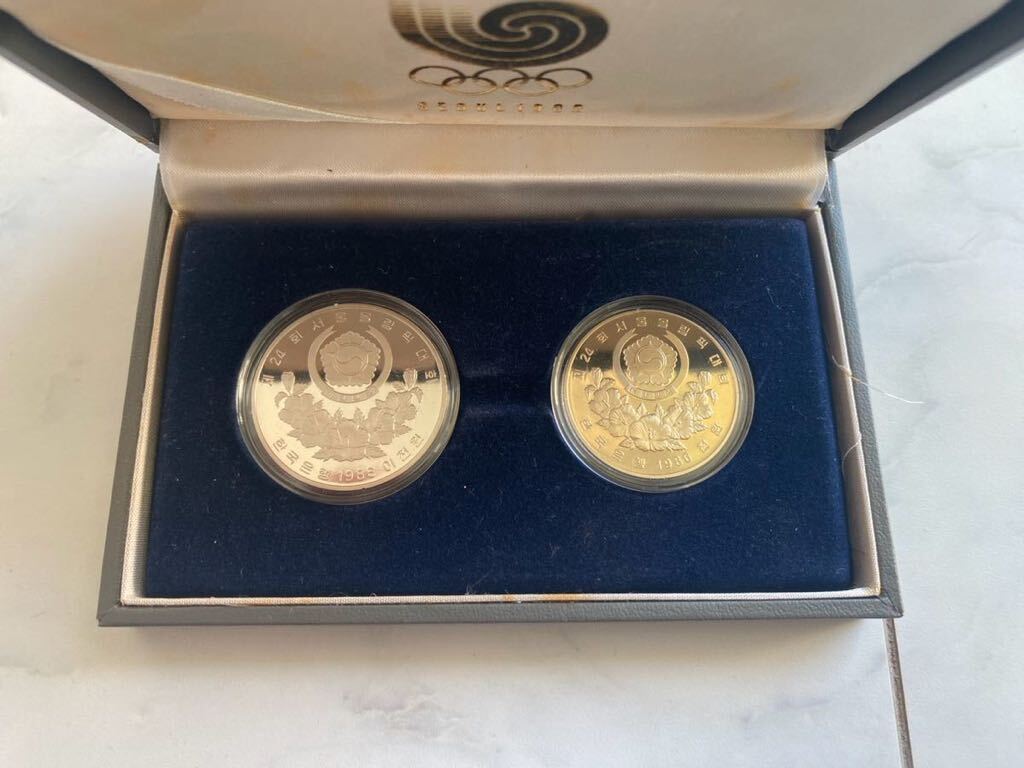 SEOUL1988ソウルオリンピック メダル 記念硬貨 記念硬貨セット 韓国 硬貨 の画像4