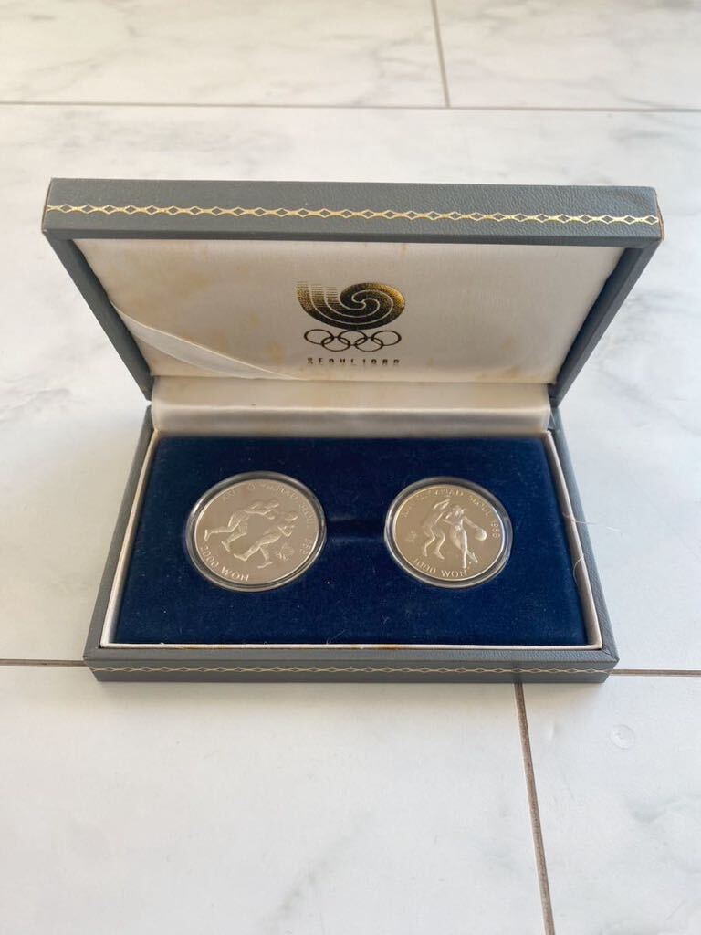 SEOUL1988ソウルオリンピック メダル 記念硬貨 記念硬貨セット 韓国 硬貨 の画像2