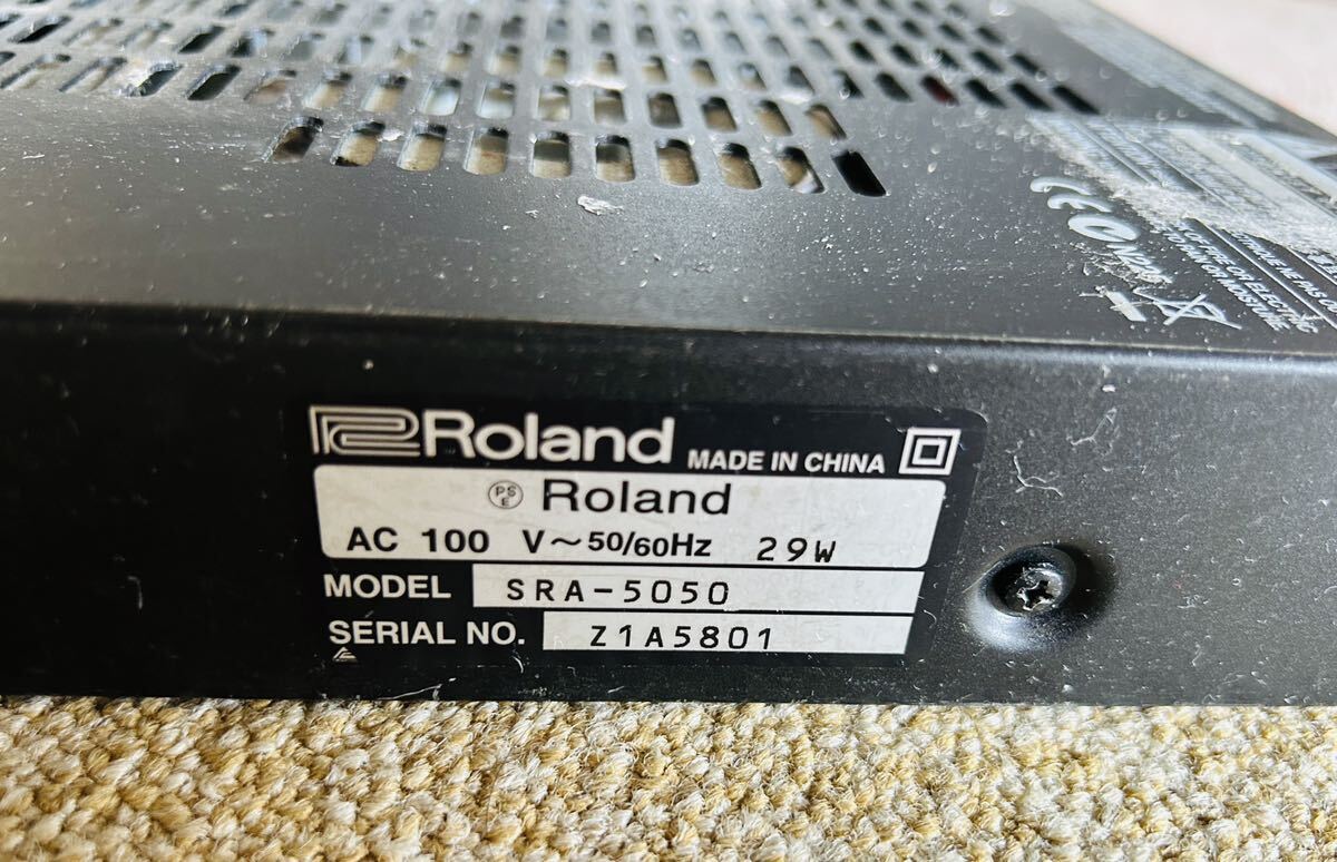 Roland ローランドSRA-5050通電可能ジャンク扱い_画像5