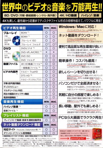 【同梱OK】ZEUS PLAYE ■ Windows / Mac 両対応 ■ Windows11 対応 ■ 動画＆音楽再生ソフト ■ DVD / ブルーレイ / 音楽ファイルの画像3