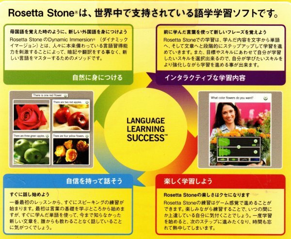 【同梱OK】 英語学習ソフト ■ Rosetta Stone Ver.3 ■ ロゼッタストーン ■ RosettaStone ■ Windows ■ 英会話_画像8