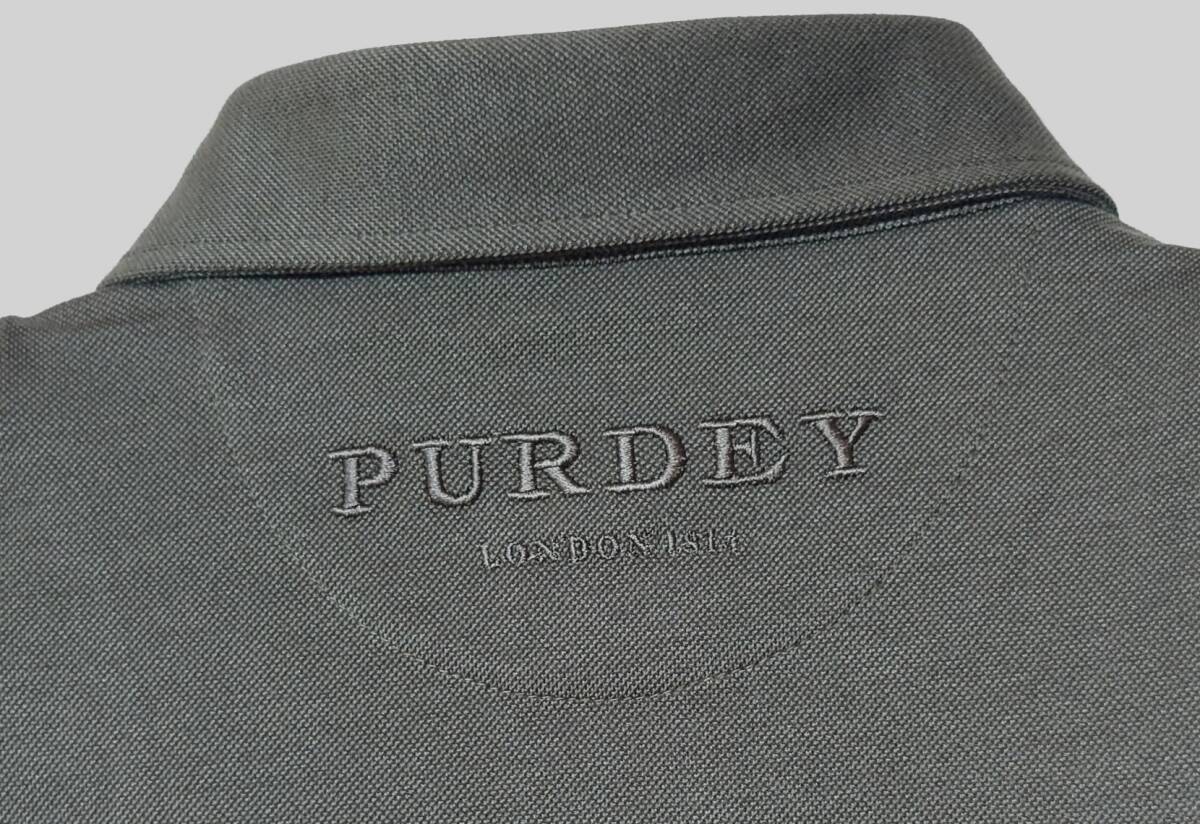 新品 定価3万円程 JAMES PURDEY & SONS, PADDED SPORTING POLO パデッド ポロシャツ Sサイズgreen 英国ロイヤルワラント 狩猟 ゴルフ 釣り_画像5