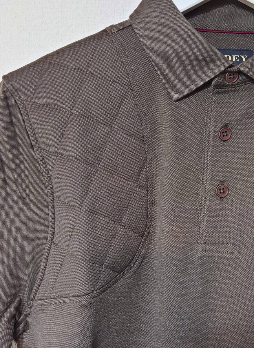 新品 定価3万円程 JAMES PURDEY & SONS, PADDED SPORTING POLO パデッド ポロシャツ Sサイズgreen 英国ロイヤルワラント 狩猟 ゴルフ 釣り_画像3