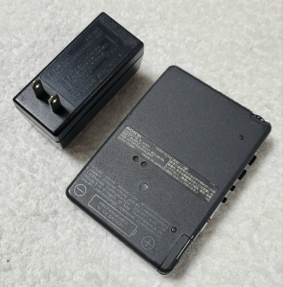 SONY カセット ウォークマン WM-504 WALKMAN【ジャンク品扱い】昭和レトロ　ヴィンテージ_画像2