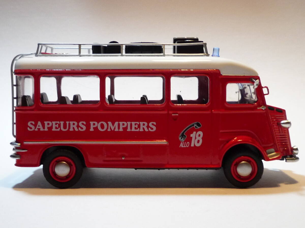 40689 ELIGOR/エリゴール CITROEN Type HY シトロエン アッシュ マイクロバス SAPEURS-POMPIERS フランス軍消防の画像7