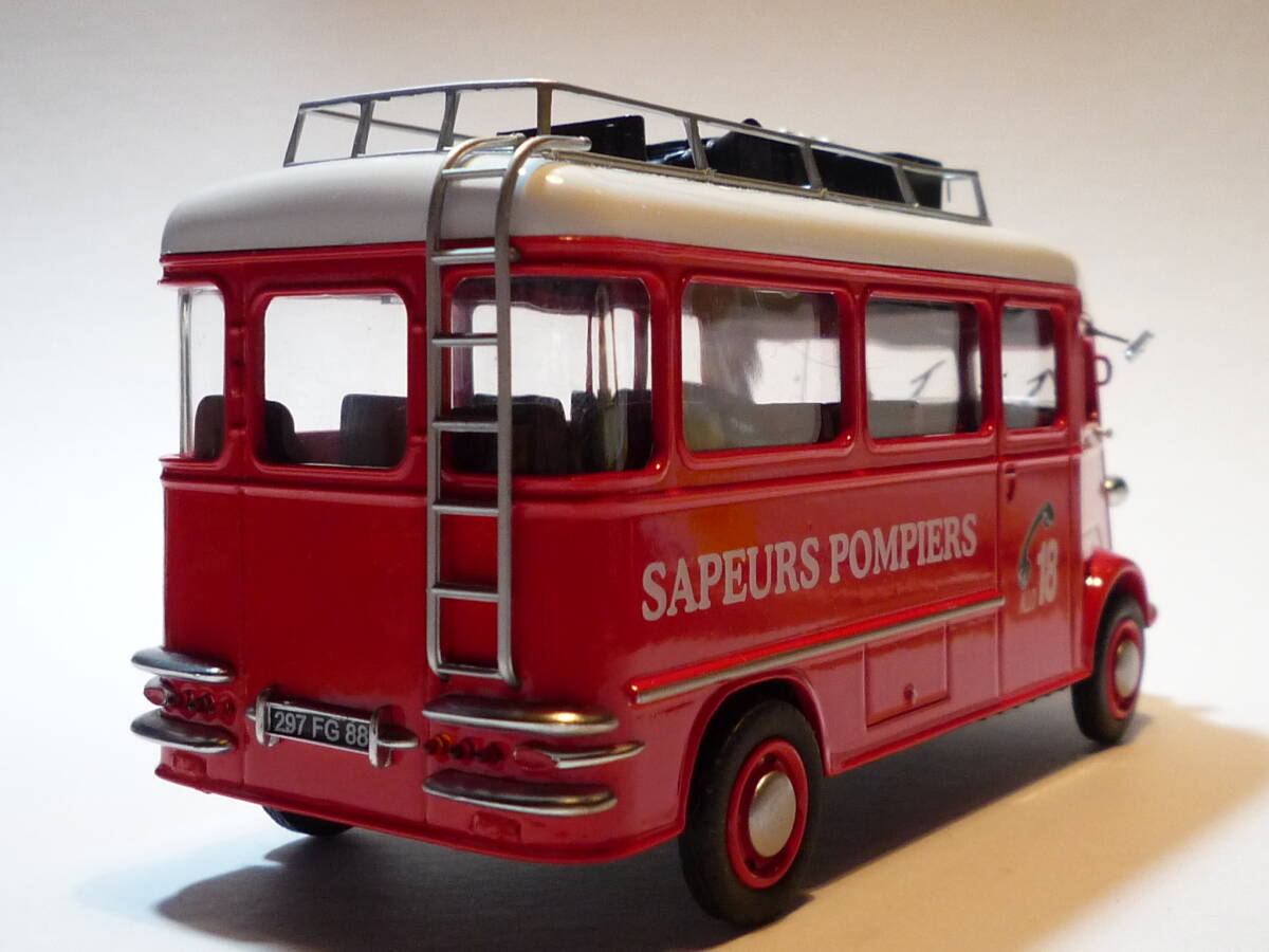 40689 ELIGOR/エリゴール CITROEN Type HY シトロエン アッシュ マイクロバス SAPEURS-POMPIERS フランス軍消防の画像6