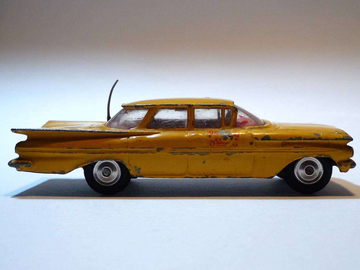 40744 CORGI/ Corgi #221 Chevrolet Impala Taxi Cab Chevrolet Impala taxi cab Britain made Vintage that time thing 