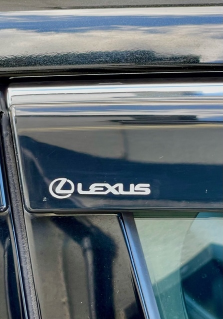 LEXUS Lexus ветровик двери размер черный чёрный стикер чёрный цвет 4 шт. комплект интерьер мобильный др. различный разрезные наклейки чёрный цвет 4 шт. комплект 