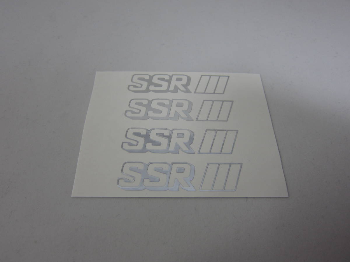 SSR　横55㎜×縦13.5 鏡面ステッカー_画像1