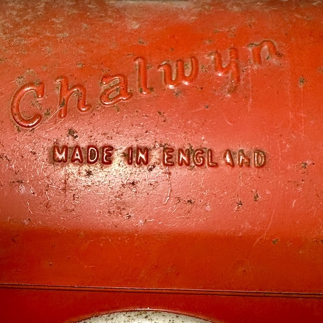 MADE IN ENGLAND Chalwyn ビンテージ レイルロードランタン ランタン 赤 レッド 鉄道 電車 アンティークの画像8