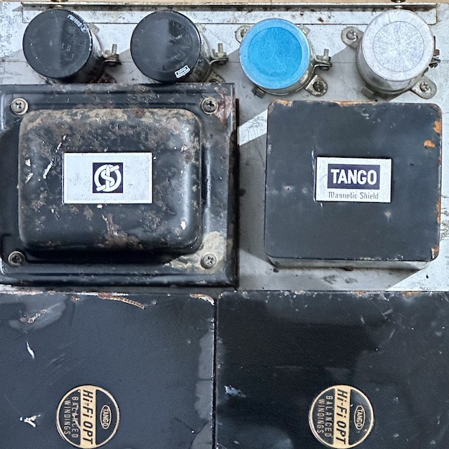 TANGO magnetic Shield 真空管アンプ Hi-Fi OPT BARANCED WINDINGS アンプ 音楽 動作未確認の画像6