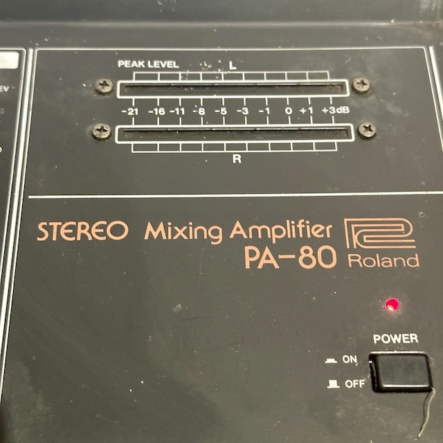 Roland Roland Powered mixer PA-80 Roland musical instruments corporation recording musical instruments tools and materials PA equipment mixer electrification has confirmed 