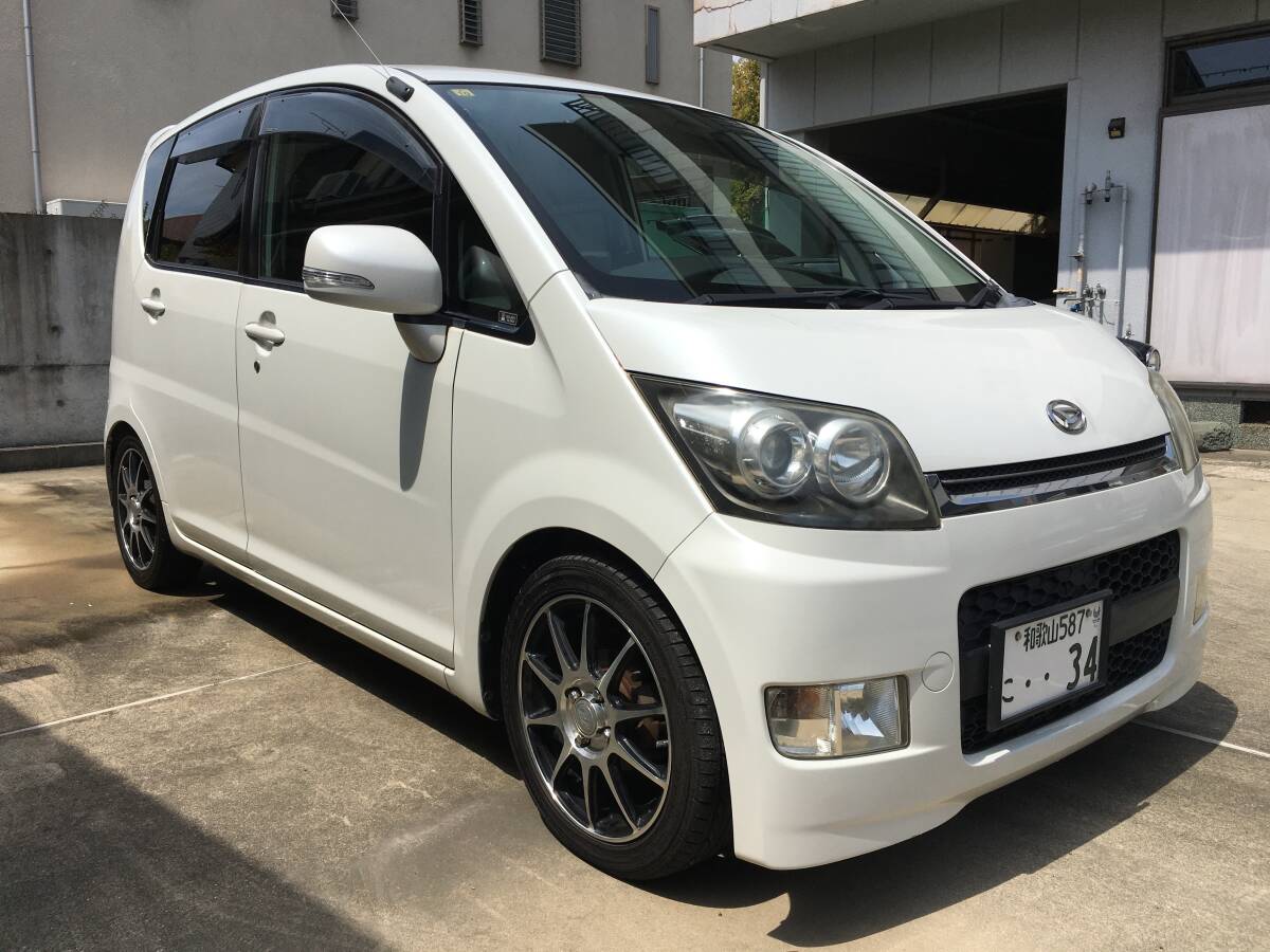 H１９年式 ダイハツ ムーヴカスタム ローダウン フロントウインカー車検対策済み / 車検 令和６年１０月/走行距離180,118㎞_画像1