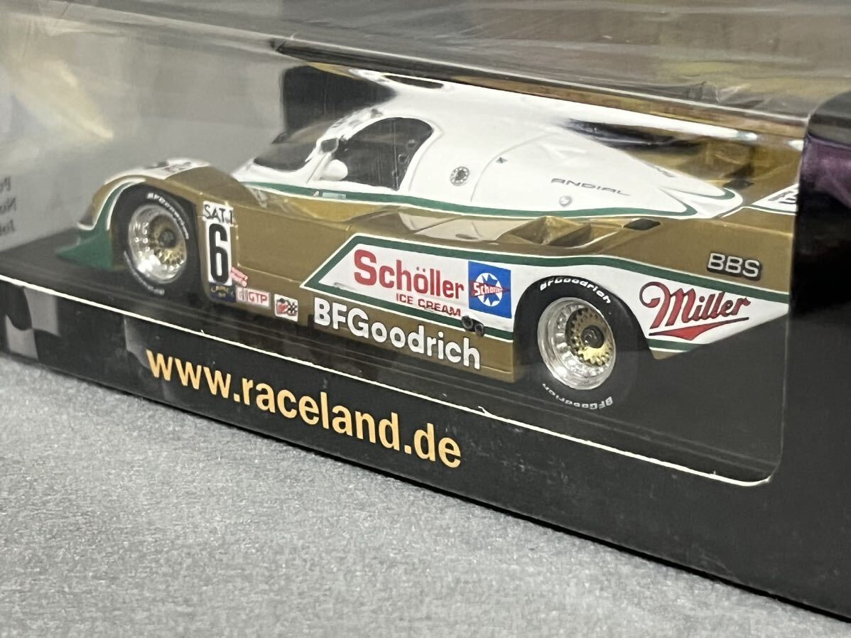 Spark 1/43 RACELAND Porsche 962C Supercup Norisring 1989 John Andretti RS1759の画像5