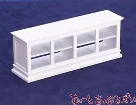  miniature white store counter AZT5336 doll house for 