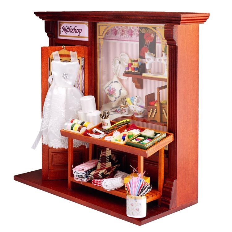  miniature roita- porcelain doll house sewing shop RP1794-6 doll house for 