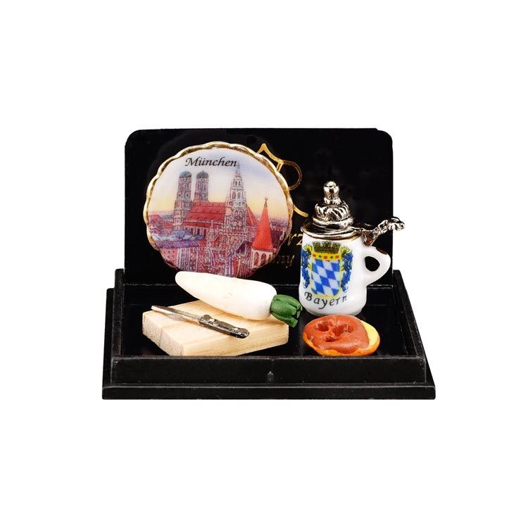  miniature roita- porcelain p let's .ru. radish myumhen. . plate attaching RP1810-5 doll house for 