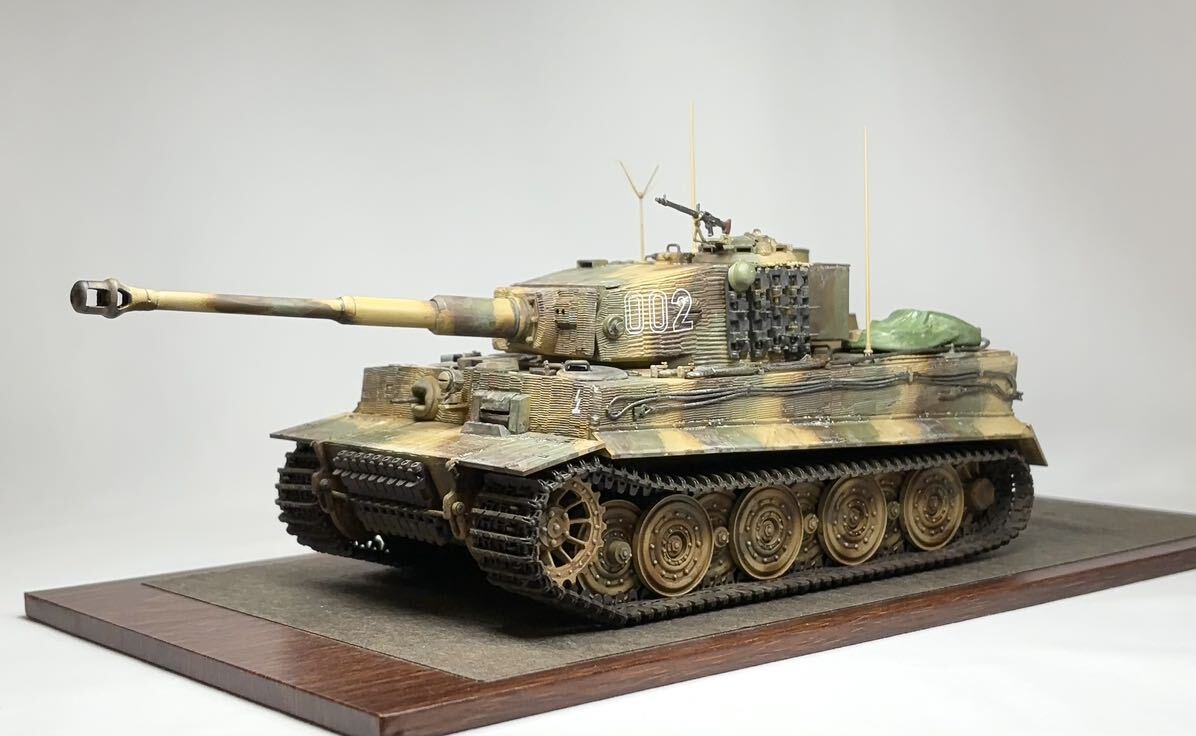☆完成品☆ タコム 1/35 ドイツ重戦車 タイガー Ⅰ 後期型 指揮車タイプ    ティーガーの画像7