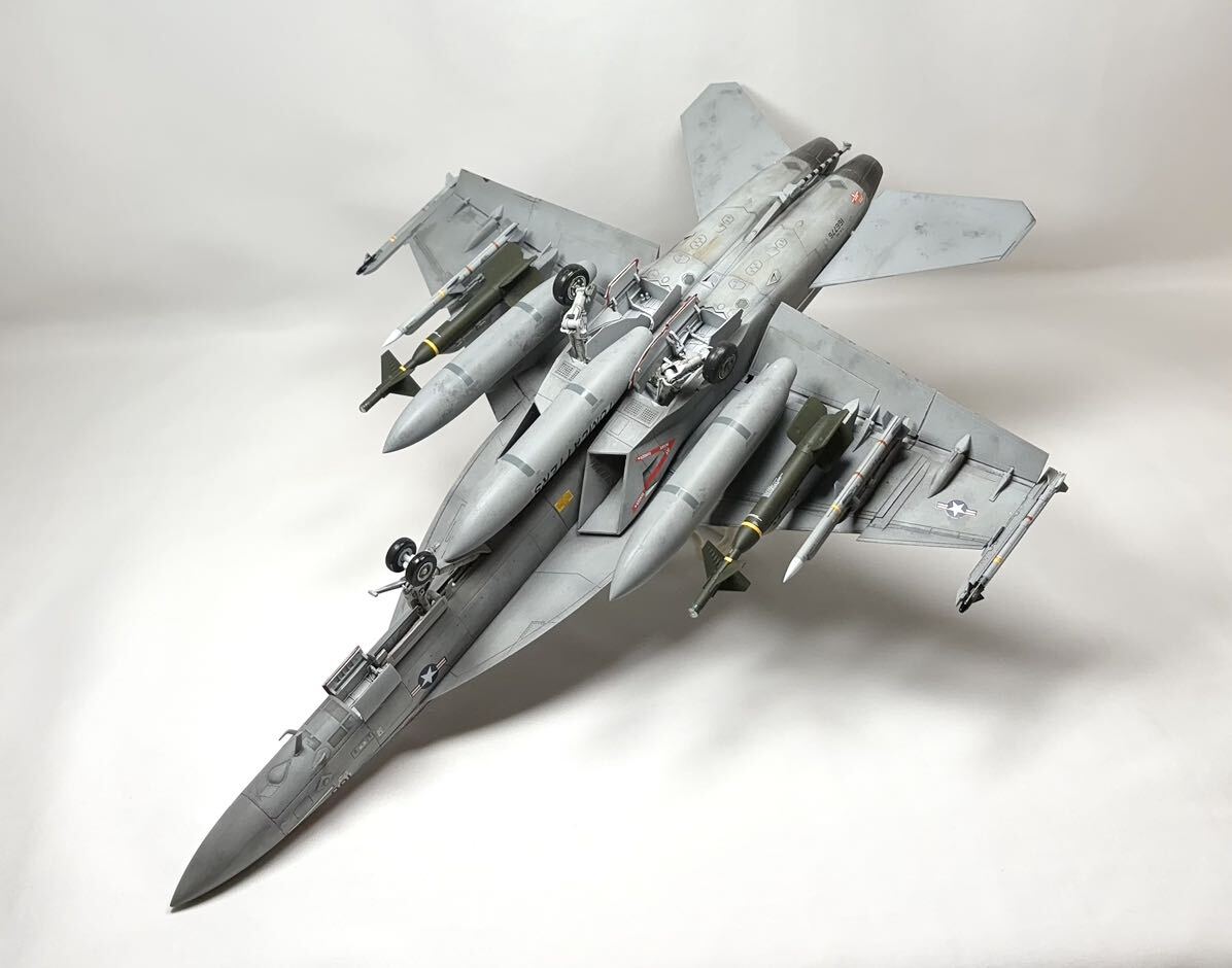 ☆完成品☆ モンモデル 1/48 アメリカ海軍 F/A-18E スーパーホーネット VFA-31 トムキャッターズの画像10