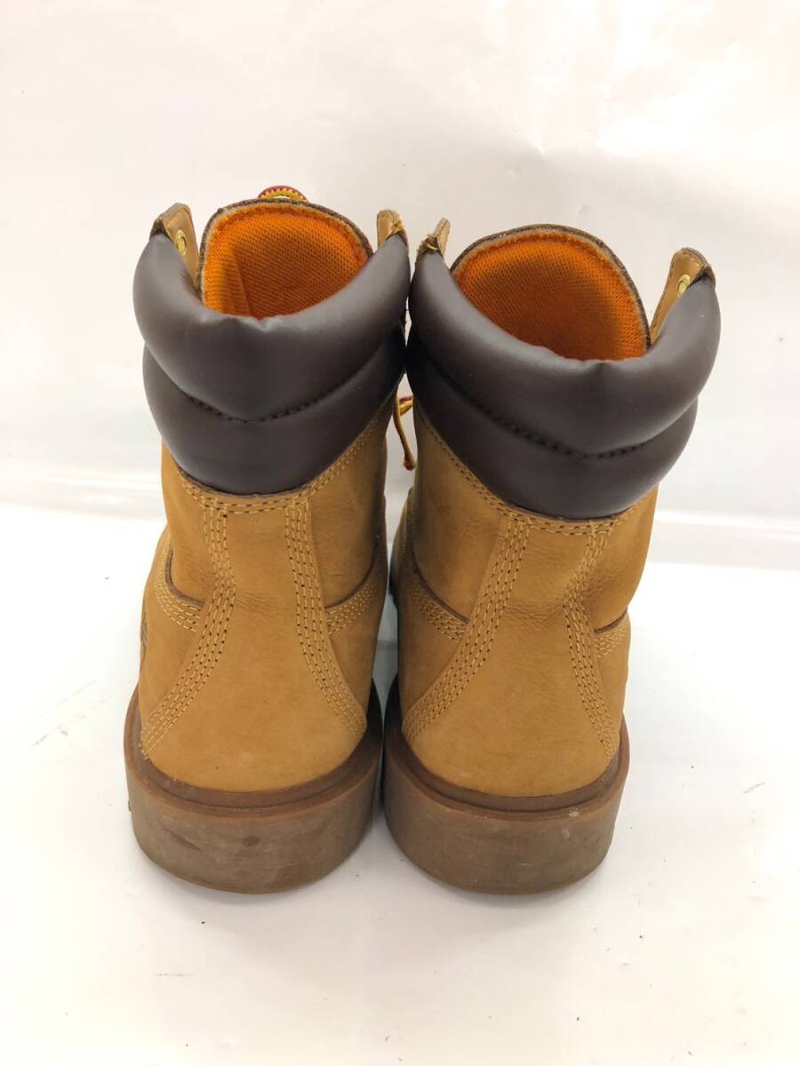 □Timberland ブーツ 25.5cm 茶 ティンバーランド メンズ レースアップ 6インチ A27TP 複数落札同梱OK B240401-1_画像3