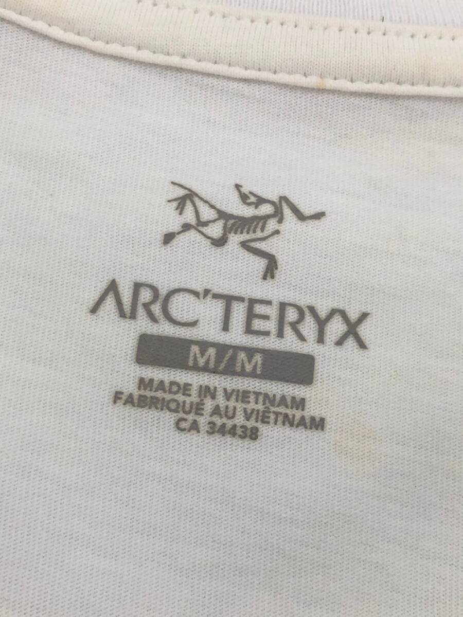 □ARC'TERYX 半袖Tシャツ M(175/102A) 白 アークテリクス メンズ プリント 24013 Arc Word T Shirt SS 複数落札同梱OK B240418-3●の画像4