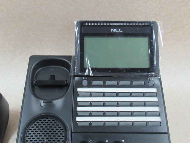 Ω ZZJ1 5962♪ 保証有 キレイ NEC UNIVERGE Aspire WX DTK-24D-1D(BK)TEL 24ボタン標準電話機 ・祝10000！取引突破！同梱可の画像4