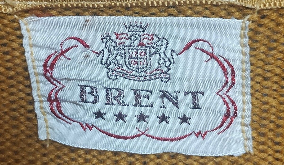 ビンテージ BRENT ブレント 希少 50S 60S ウール 灰 白 黒 ビンテージ BRENT ブレント 希少 50S 60S ウール 灰 白 黒