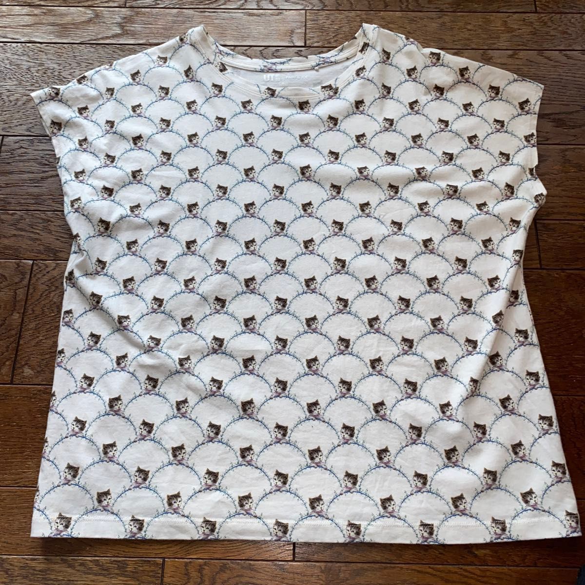 UNIQLO  猫柄 ポール&ジョー ユニクロ　コラボTシャツ 半袖T  XL 大きいサイズ
