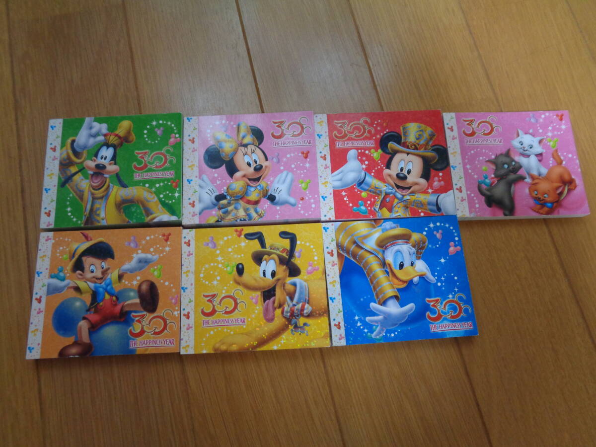  Disney *30 anniversary * is pines*ba Rune * memory *7 pcs. set * Tokyo Disney resort *disney* Mickey minnie * The Aristocats Marie 