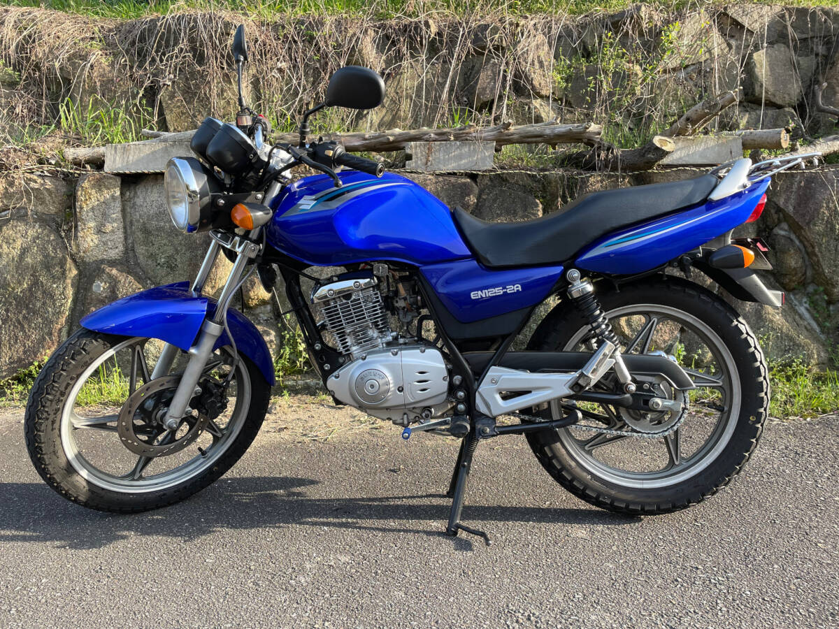 SUZUKI EN125-2A 実動車 1.1万キロ 前後タイヤ ほぼ新品 メンテ済みの画像1