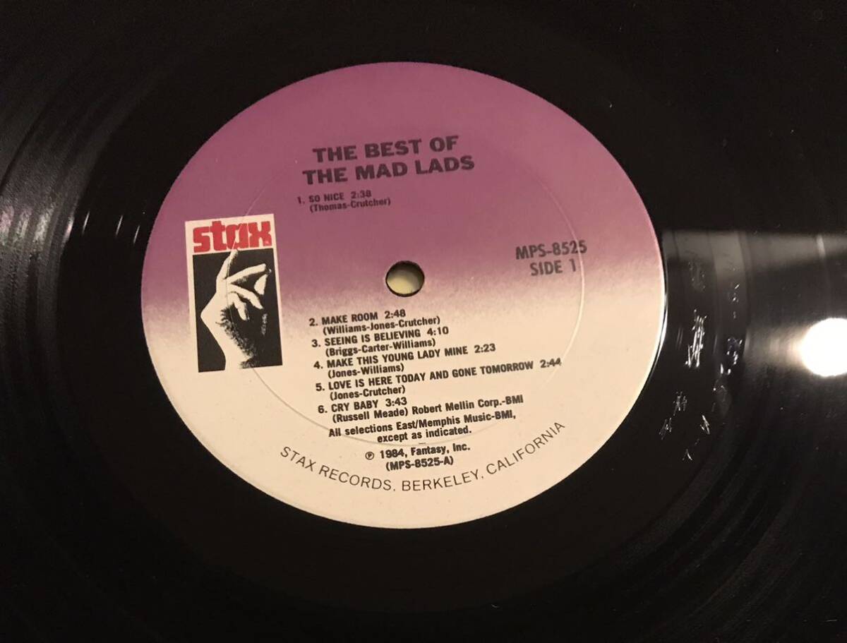 ■MAD LADS ■マッド・ラッズ ■The Best Of The Mad Lads / 1LP / Stax / Volt / 歴史的名盤 / レコード / アナログ盤 / ヴィンテージLP /_画像5