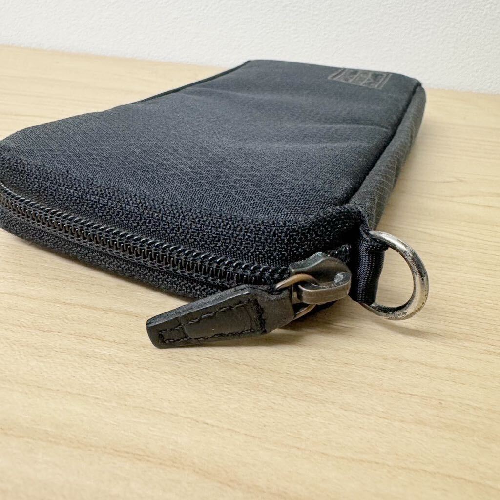 1円★良品 PORTER DILL LONG WALLET 653-09111 ポーター 吉田カバン 長財布 ロングウォレット BLACK ブラック 黒 ラウンドジップの画像4