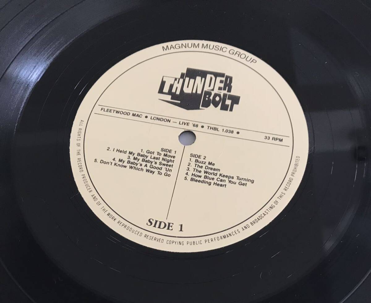 ■FLEETWOOD MAC ■フリートウッドマック■London Live ‘68 / 2LP / Recorded live in London April 1968 / Very Rare / 歴史的名盤 / レ_画像5