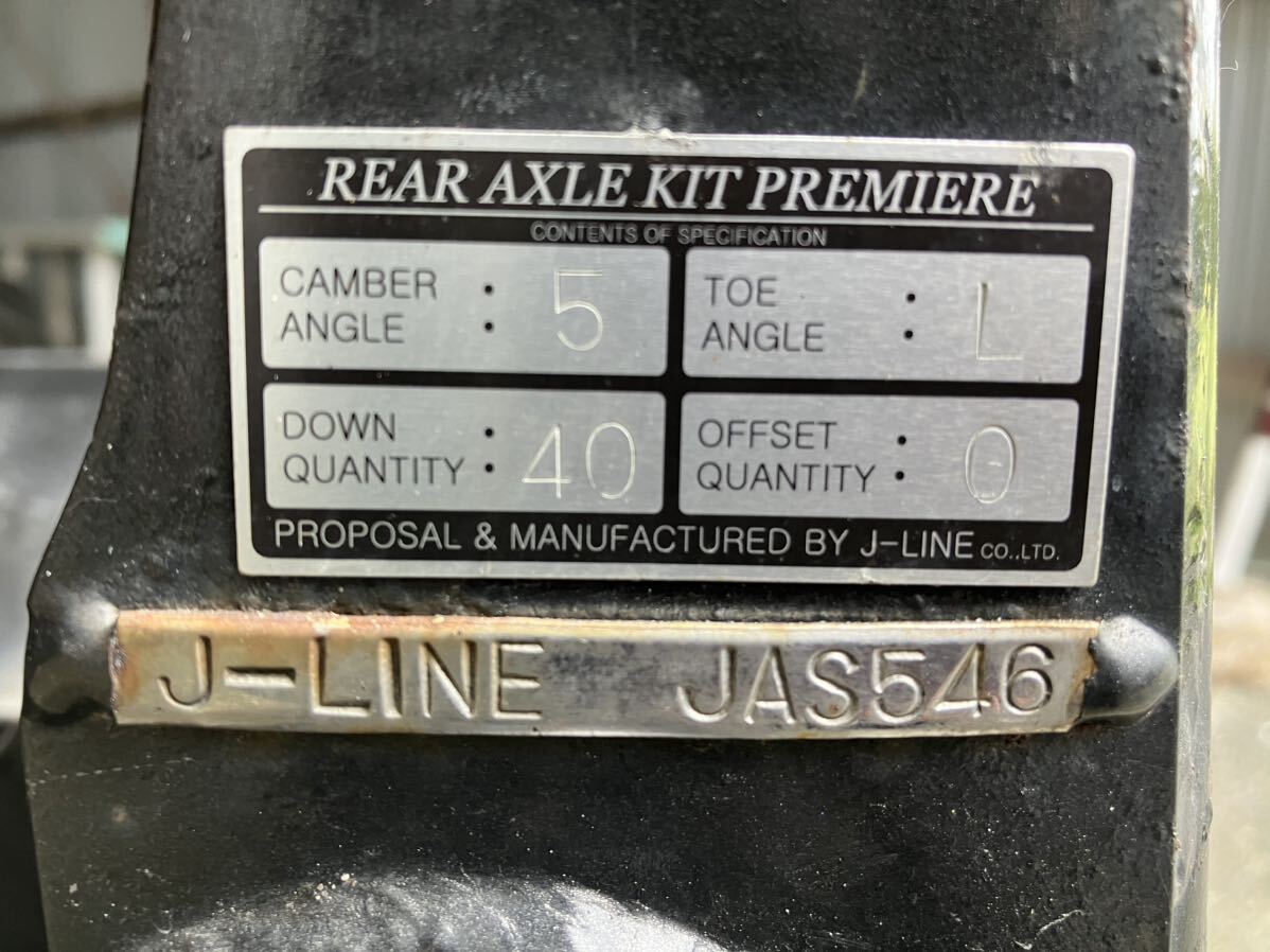 J-LINE rear axle Swift Sports zc31s