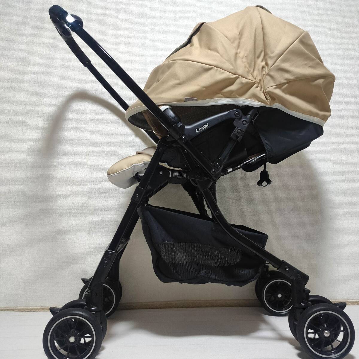[ including carriage ] combination extra attaching beautiful me tea karu auto 4 Cath eg shock stroller both against surface type high seat light weight cleaning settled 