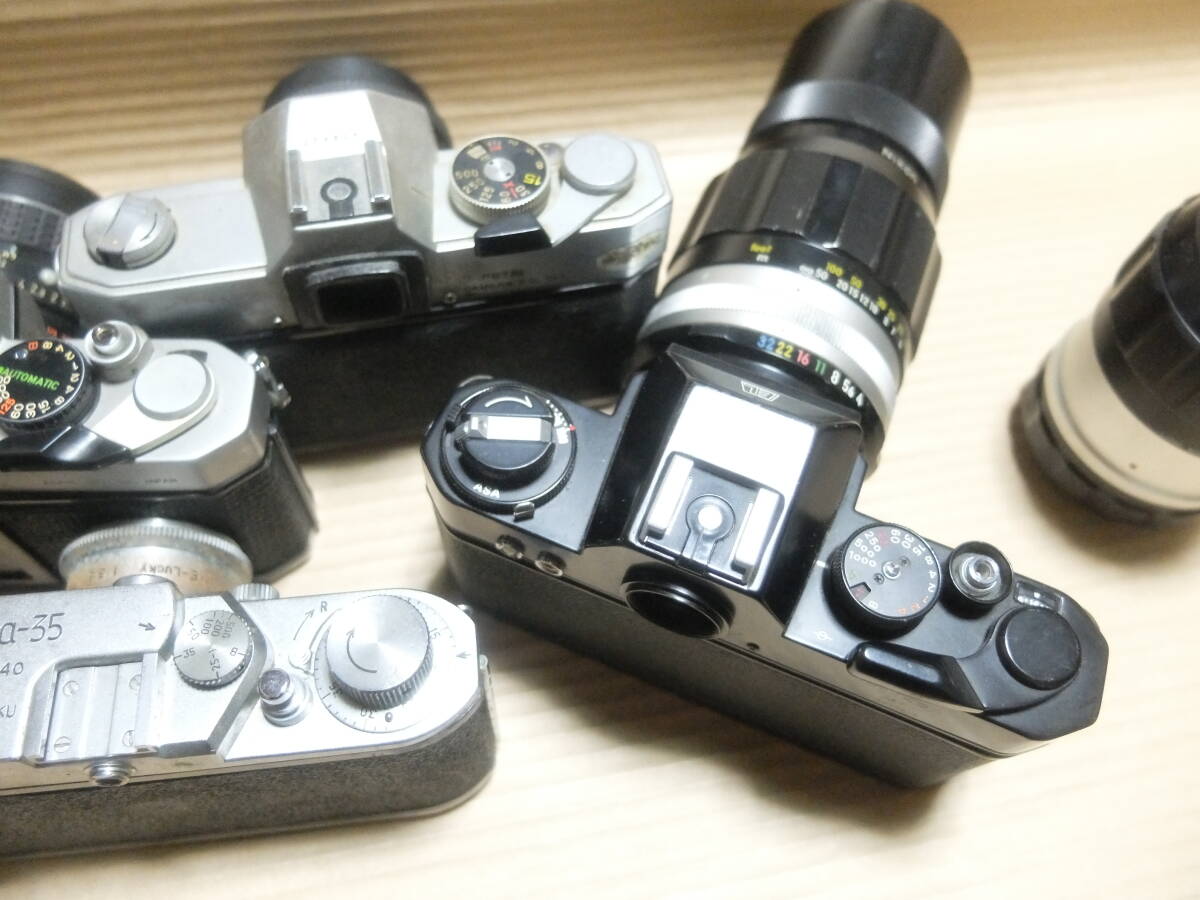 古い一眼レフ フィルムカメラ 色々5個 中古難有ジャンク品 の画像5