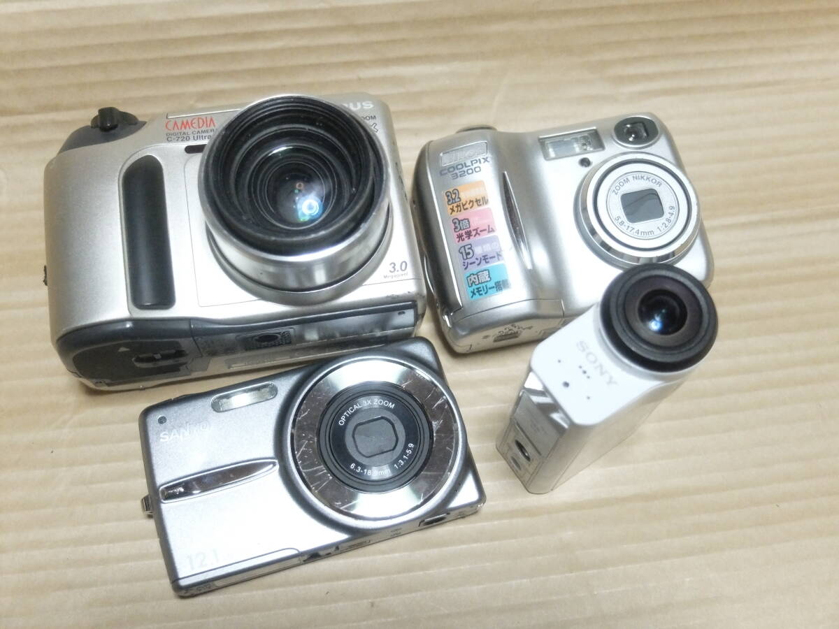 コンパクトデジタルカメラ 色々6個 中古難有ジャンク品 の画像4