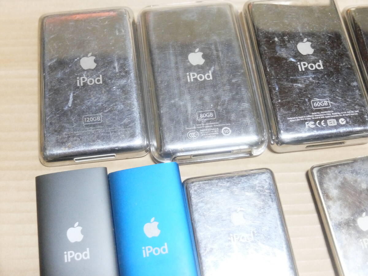 Apple iPod 本体 Classic4台+その他6台 計10台 USED難有完全ジャンク品の画像7