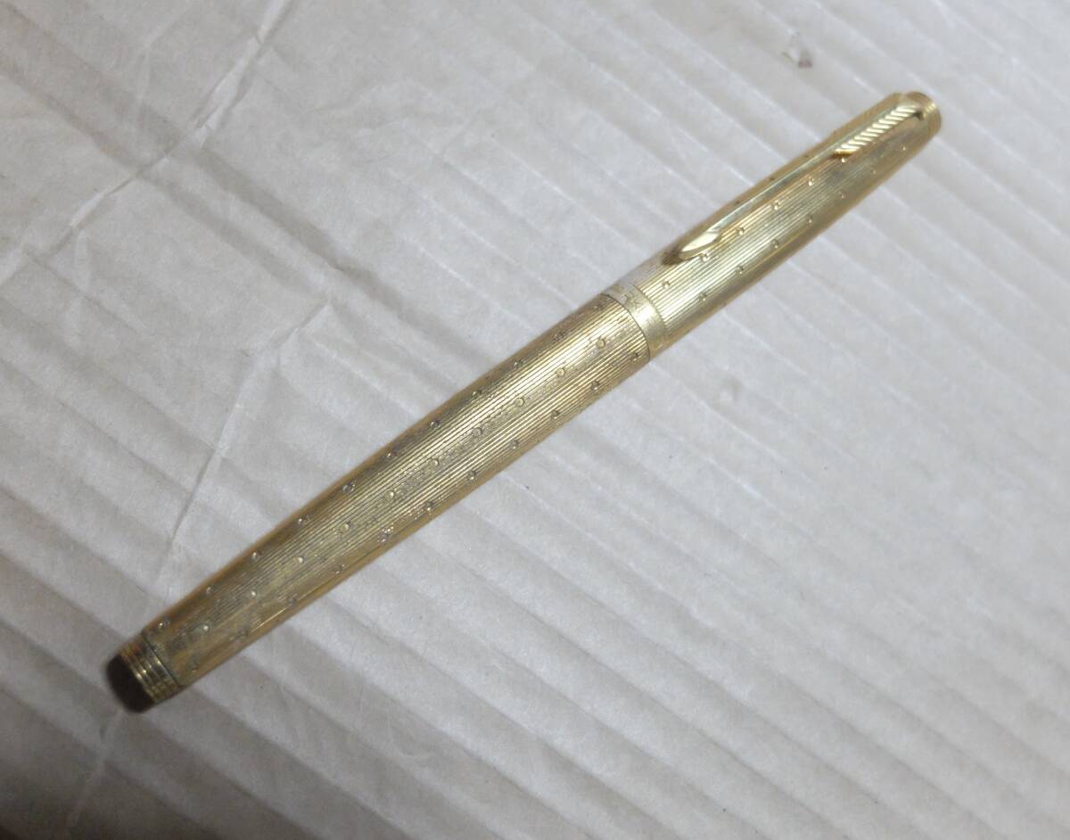 古い万年筆 PARKERパーカー ペン先14K-585 USEDジャンク品の画像1