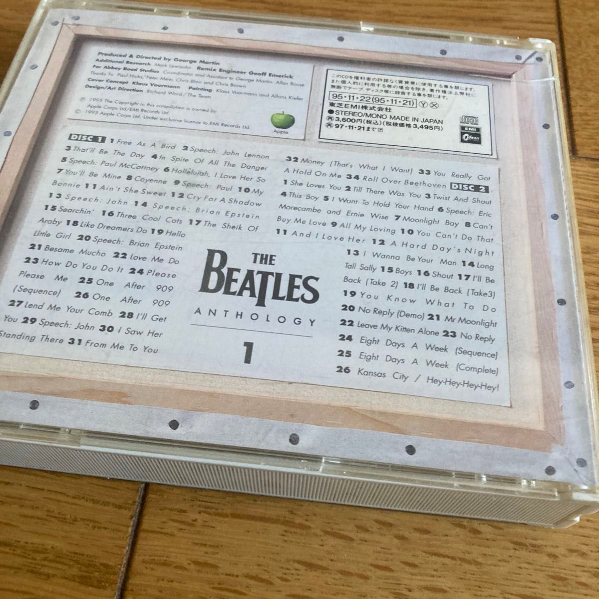 The Beatles anthology CD2枚セット日本盤解説書付き　 ビートルズ