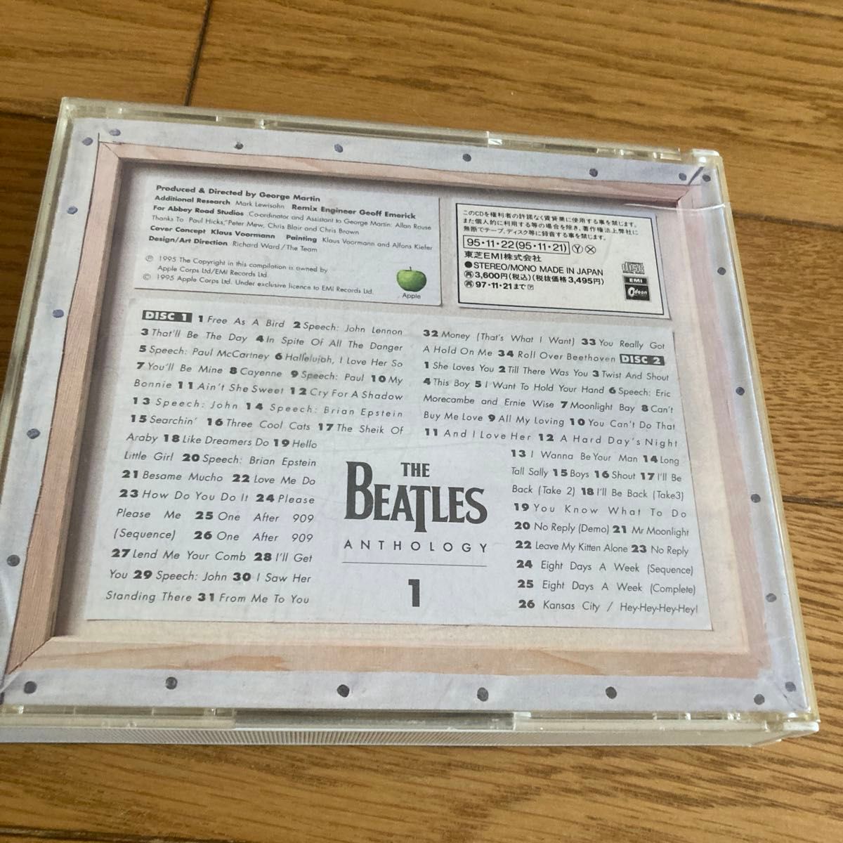 The Beatles anthology CD2枚セット日本盤解説書付き　 ビートルズ